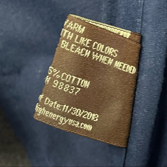 Navy blue boys button down - size 8 - Picture 5 of 5